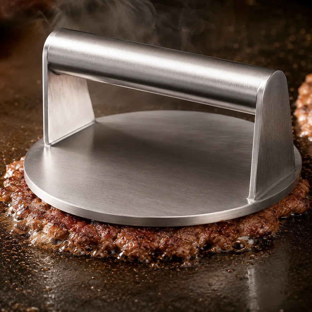 Smashburger-Presse aus Edelstahl